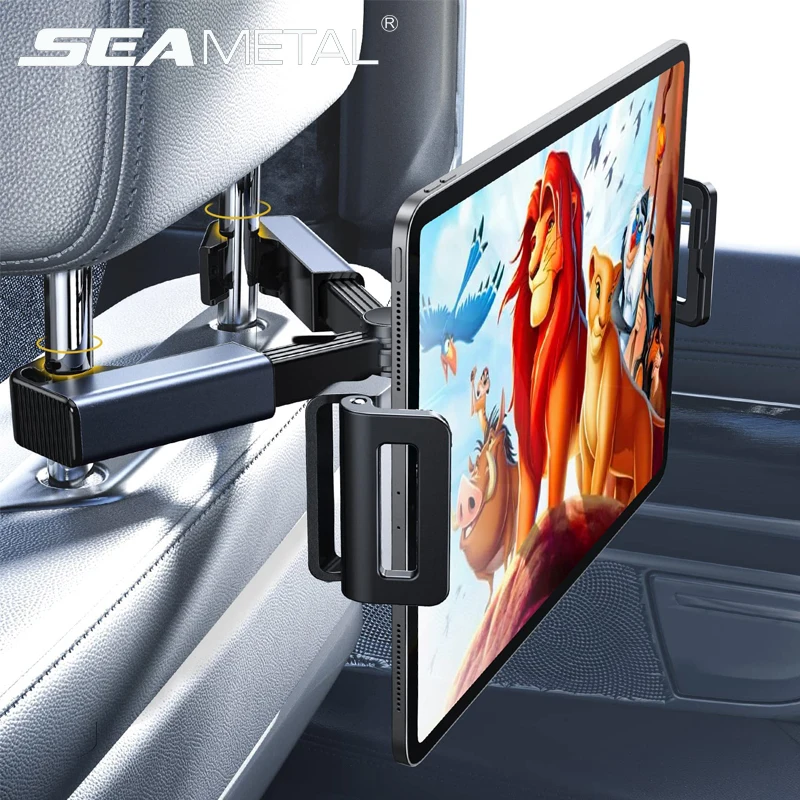 Universal Car Phone Tablet headrest Mount 4-12.9 inch