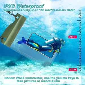 2 Piece Waterproof Dry Bags Pouch for iPhoneIpad Up to 11.3-3