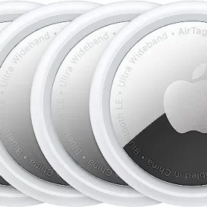 Apple Trackers (4-Pack) now find & Locate Items Easily