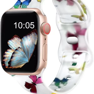 Cute Printed Silicone stylish iWatch Bands in ALL Sizes for Women