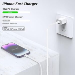 MFi 20W 27W Charger Kit (iPhone 14 13 12) w Cables2