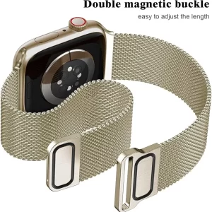 Magnetic Metal Steel Milanese Mesh Loop Band 40mm Apple iWatch-4