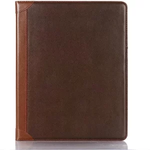 iPad Pro 12.9" (2022-18) Leather Folio Case With Pencil Holder