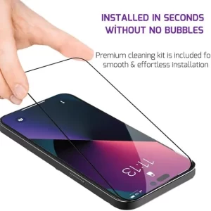 2 Pack iPhone 15 Pro Screen Protector Anti-Scratch Bubble-Free-4