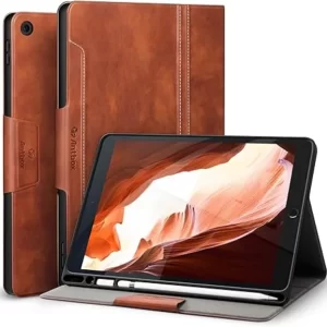 Smart Leather Case For Ipad 9th/8th/7th Gens with Pencil Holder